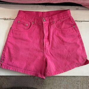 Bill Blass Hot Pink Jean Shorts